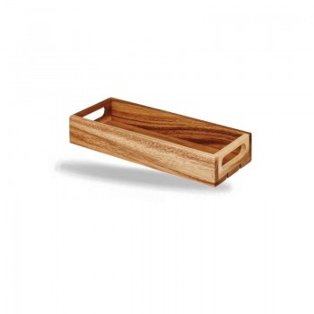 Acacia Small Wooden Display Crate 