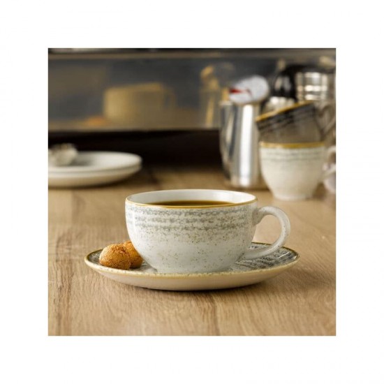 Churchill Homespun Stone Grey Cappuccino Cup 8oz (Box 12) Churchill Homespun Stone Grey Cappuccino Cup 8oz (Box 12)