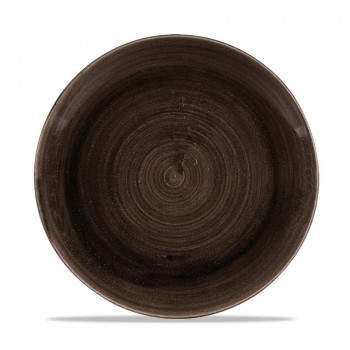 Stonecast Coupe Plate Iron Black Coupe Plate 10.25"