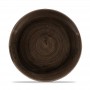 Stonecast Coupe Plate Iron Black Coupe Plate 10.25"