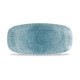 Churchill Studio Prints Raku Topaz Blue Oblong Plate 13" (Box 6) Churchill Studio Prints Raku Topaz Blue Oblong Plate 13" (Box 6)
