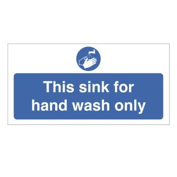 Hygiene Sticker Hand Wash Only