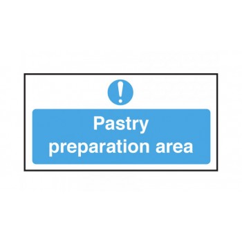 Hygiene Sticker Pastry Prep Area
