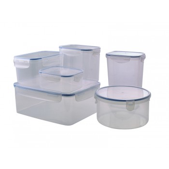 Clip Lock Rectangular Storage Containers