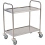 Stainless Steel Clearing Trolley Two Tier