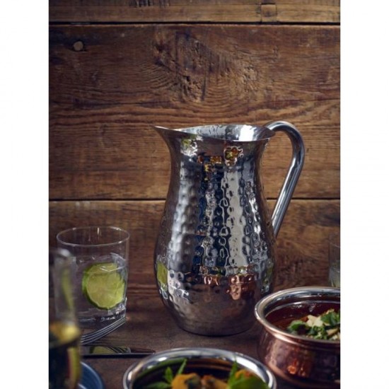 S/S Hammered Water Jug 2lt S/S Hammered Water Jug 2lt