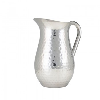 S/S Hammered Water Jug 2lt