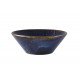 Aqua Blue Terra Porcelain Conical Bowls