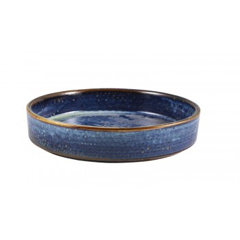 Aqua Blue Terra Porcelain Presentation Bowls