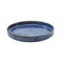 Aqua Blue Terra Porcelain Presentation Plates