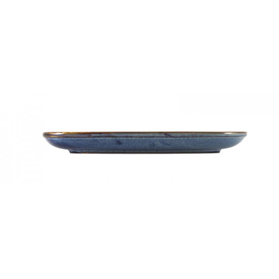 Aqua Blue Terra Porcelain Rectangular Plates