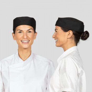 Dennys Chefs Skull Caps Black Lrg