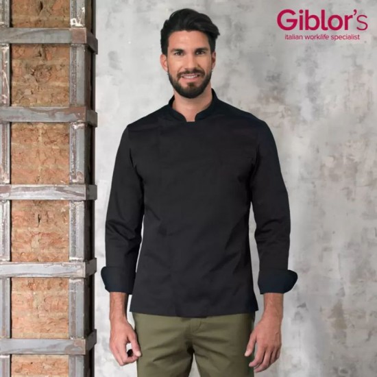 Giblors Mirko Black Chefs Jacket Medium 