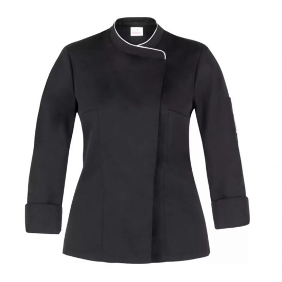 Giblors Suzy Ladies Chef Jacket Black Giblors Suzy Ladies Chef Jacket Black