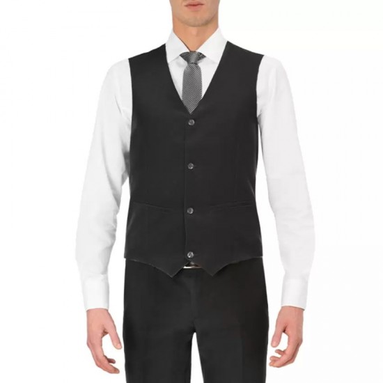 Giblors Miguel Black Waistcoat XS Giblors Miguel Black Waistcoat XS