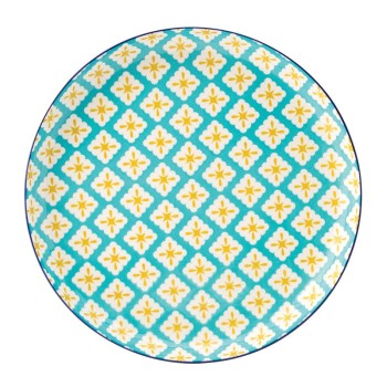 Cadiz Blue & Yellow Dinner Plate