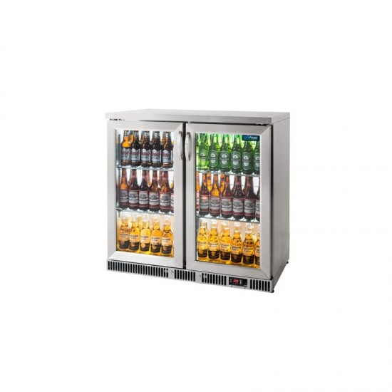 Unifrost Bar Display Cooler Stainless Steel (166 Bottles)