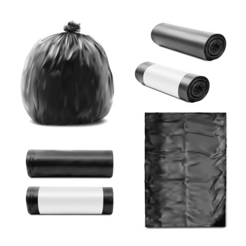Black Refuse Bags Strong