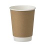 Kraft 12oz Double Wall Compostable Cup