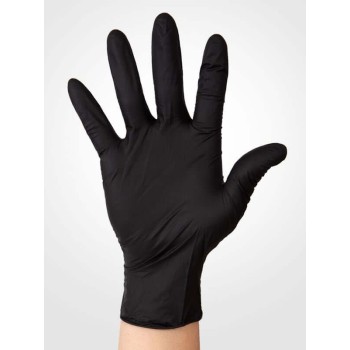 Nitrile Gloves Black Powder Free