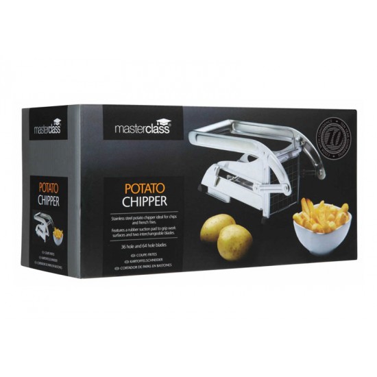 KitchenCraft Potato Chipper with Interchangeable Blades – CookServeEnjoy