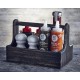 Acacia Wooden Handled Table Caddies