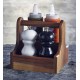 Acacia Wooden Handled Table Caddies