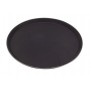 Black Round Non-Slip Trays