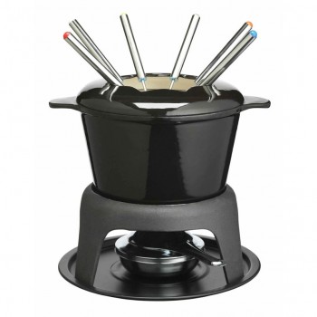 Kitchen Craft Black Fondue Set