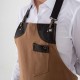 Giblors Dakota Bib Apron Ochre