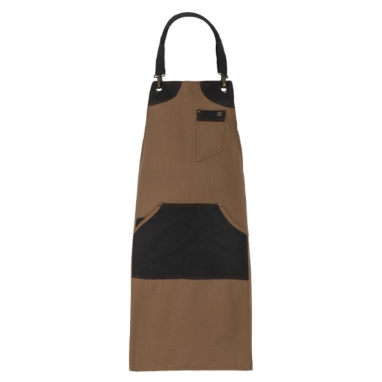 Giblors Dakota Bib Apron Ochre