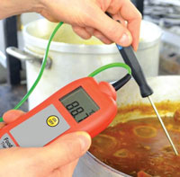 FOOD CHECK THERMOMETER & PROBE CATERING THERMOMETERS ELECTRONIC